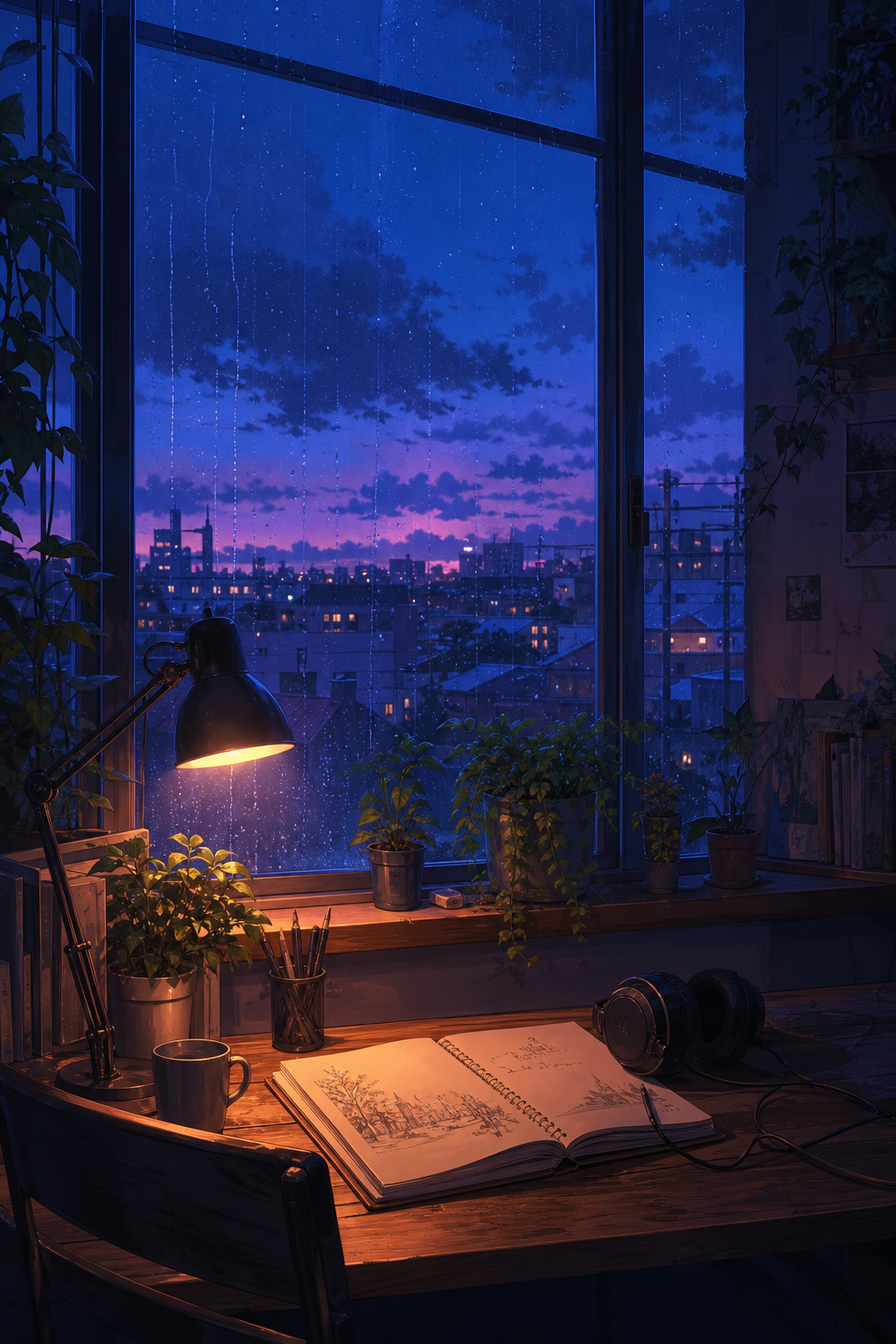 Lo-fi Room Background Loop poster