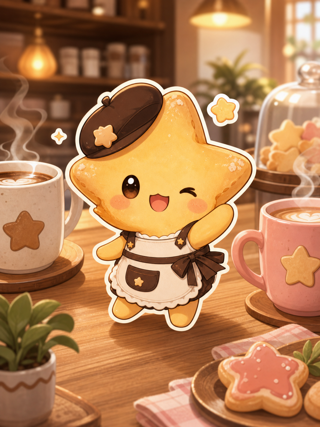 Mascot Cafe Reaction Emotes poster