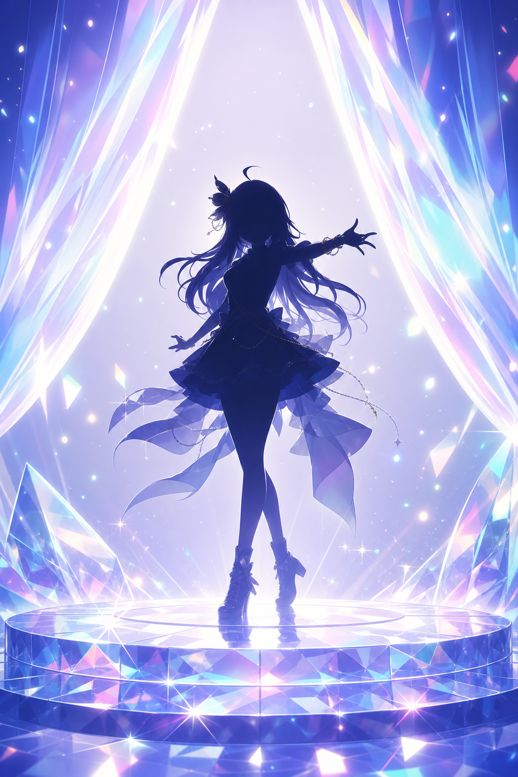 VTuber Crystal Stage Intro poster