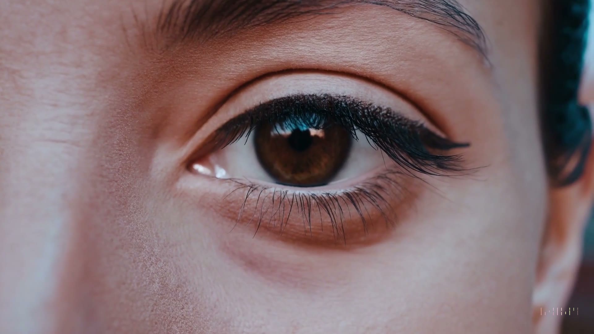 AI-generated cinematic portrait video still